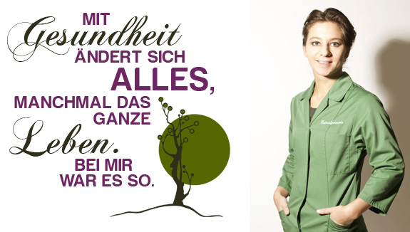 Textgrafik:Mit Gesundheit ändert sich alles, manchmal das ganze Leben. Bei mir war es so.
